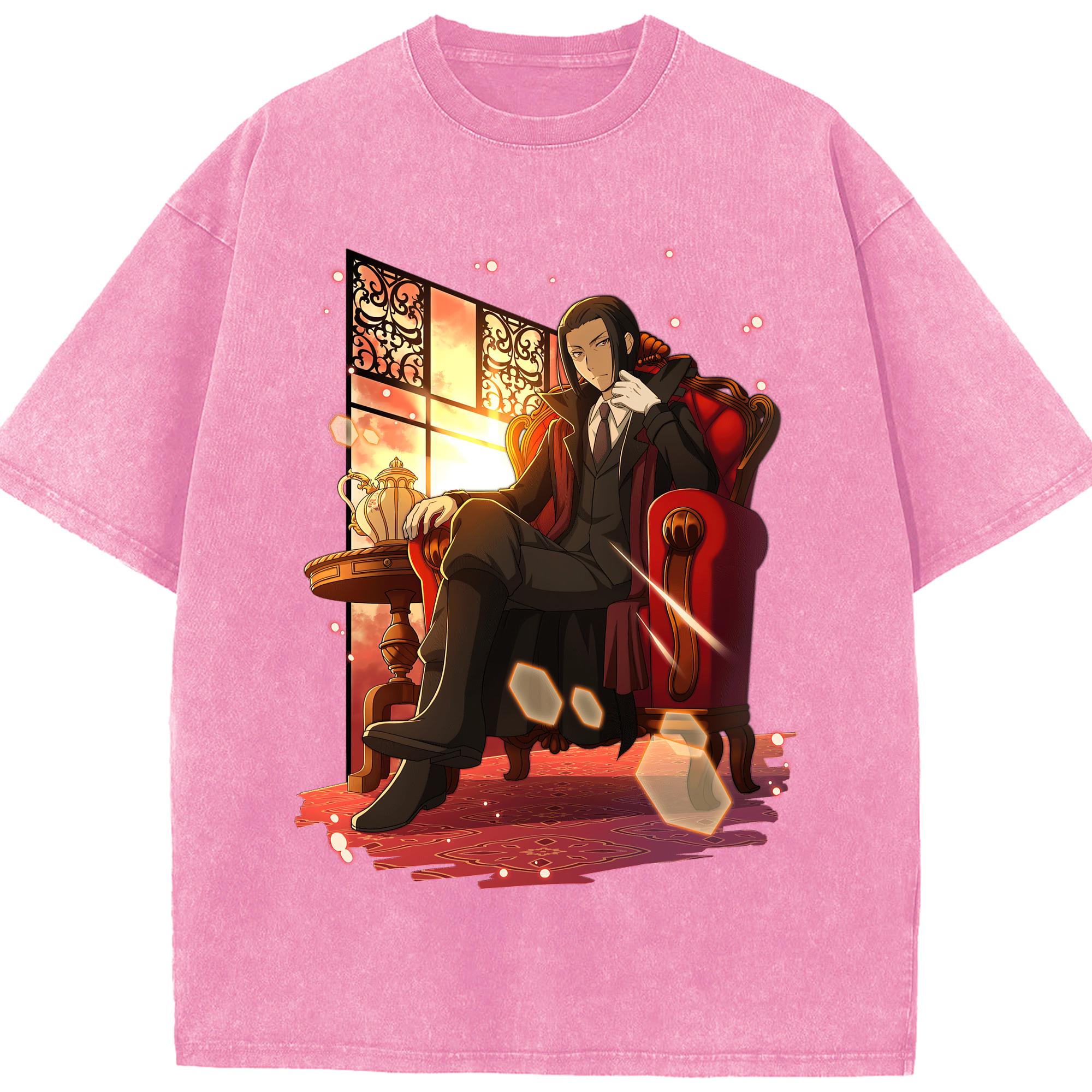 （画像用） 文豪ストレイドッグス Bungo Stray Dogs 綿100% ヴィンテージ風 半袖Tシャツ（フロントプリント）